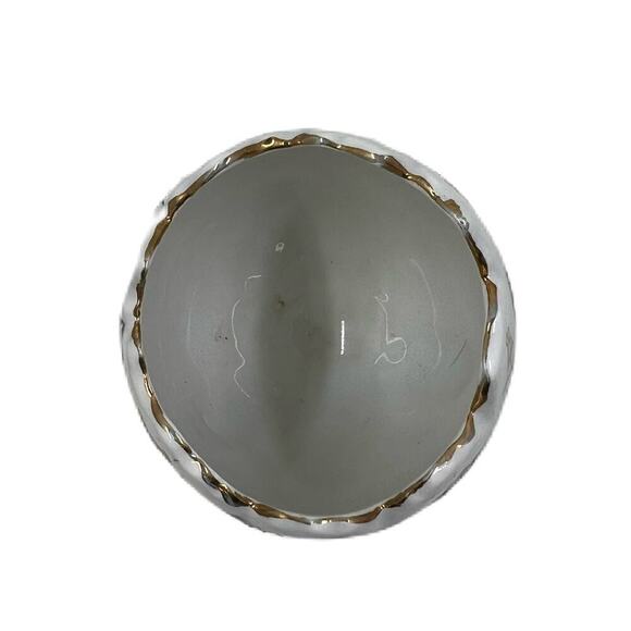 Inarco Mid Century Egg Cup Shaped Vase Hand Painted - Picture 5 of 8